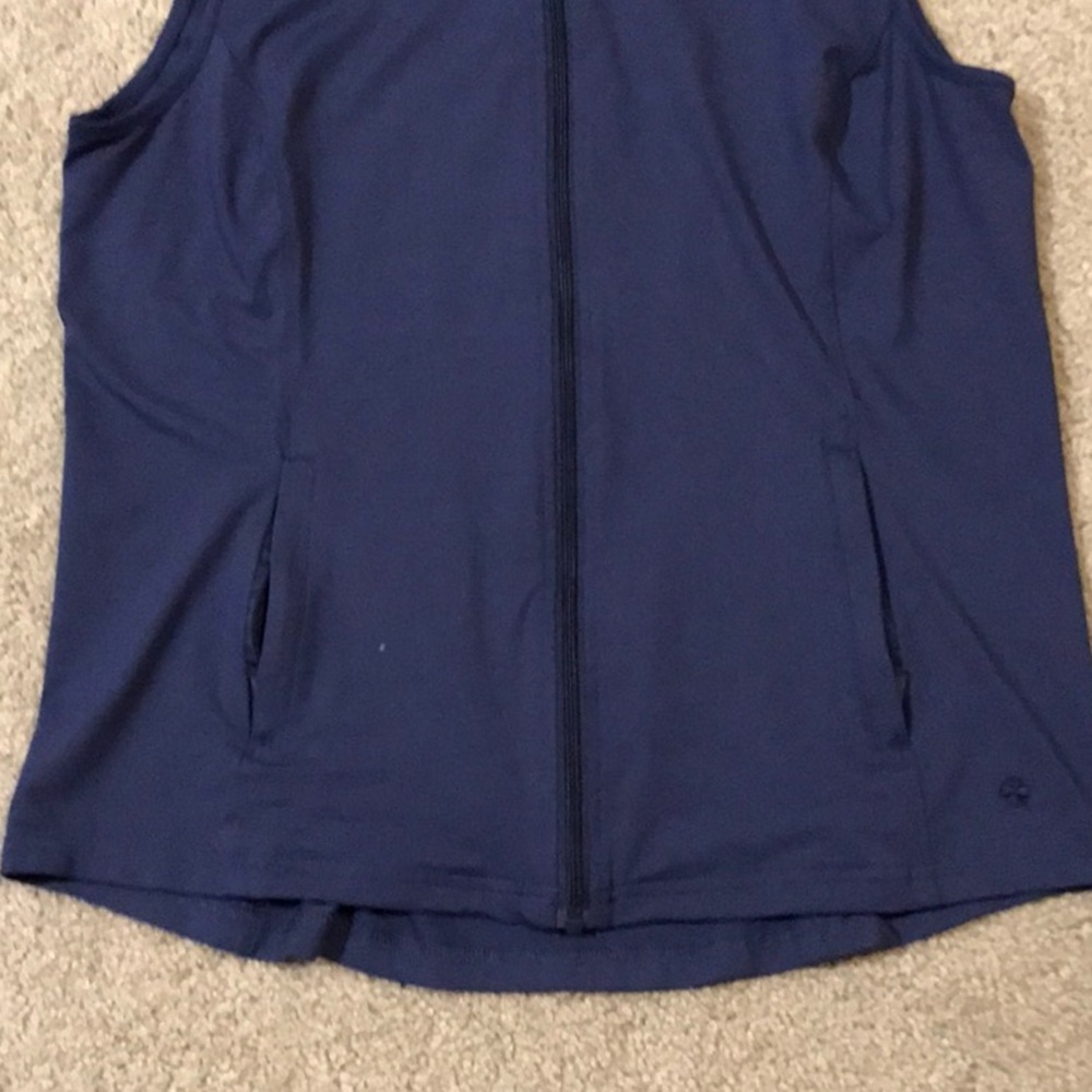 NWOT Clover by Bobby Jones women’s golf full zip vest - XL w AT&T logo - Picture 4 of 5